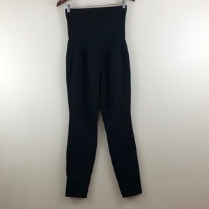 A. Glow Black Over the Belly Maternity Pants M